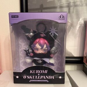 Kuromi x Skullpanda Figure - Black and Pink